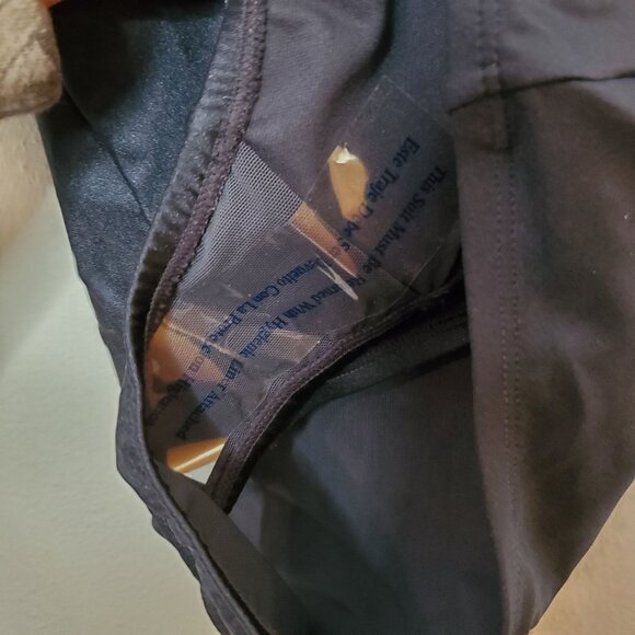 Shade & Shore Black Gray One-Piece Swimsuit Size 16 With Padded Cups Adjustable - Picture 9 of 9